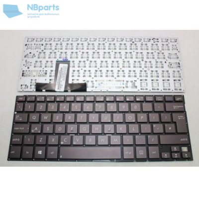 Клавиатура для ноутбука ASUS ZenBook UX32 чёрная, большой Enter, RU