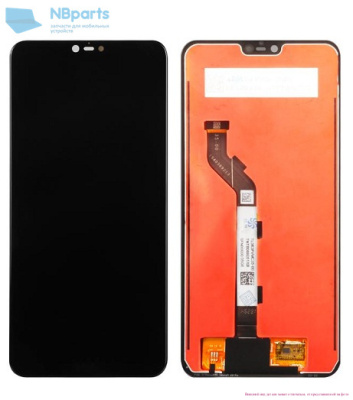 LCD дисплей для Xiaomi Mi 8 lite/ Mi8 lite с тачскрином (черный) Оригинал-переклей