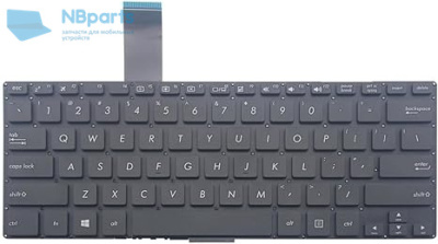 Клавиатура для ноутбука ASUS VivoBook S300 X302, чёрная, RU