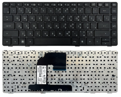 Клавиатура для ноутбука HP EliteBook 8460, чёрная, RU