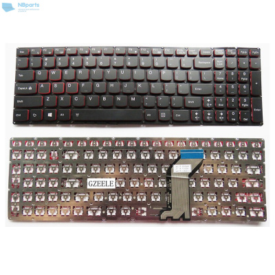 Клавиатура для ноутбука Lenovo IdeaPad Y700-15ISK, чёрная, с подсветкой, RU