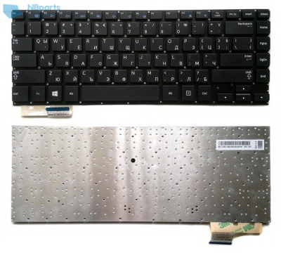 Клавиатура для ноутбука Samsung NP535U4C, 535U4C, чёрная, RU