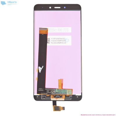 LCD дисплей для Xiaomi Redmi Note 4 в сборе с тачскрином, без рамки (черный)