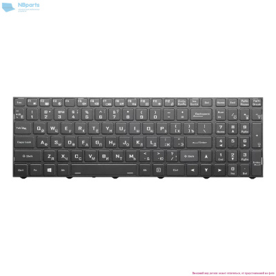 Клавиатура для ноутбука Gigabyte G5 KC, чёрная, с RGB-подсветкой, RU