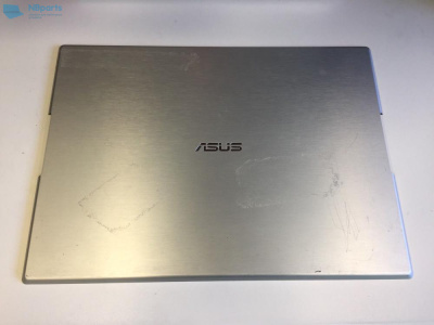 Крышка матрицы Asus W1000, серебристая, чёрная рамка