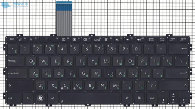 Клавиатура для ноутбука ASUS X301 чёрная, RU