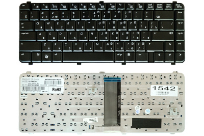 Клавиатура для ноутбука HP 530, чёрная, RU