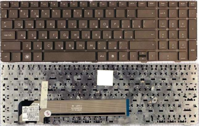Клавиатура для ноутбука HP Probook 4540, чёрная, с рамкой, RU
