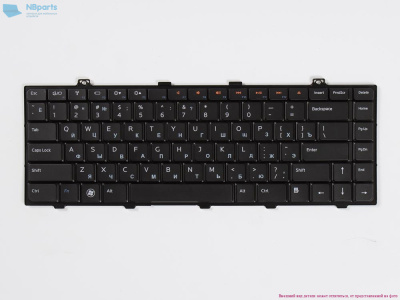 Клавиатура для ноутбука Dell Studio 14, чёрная, маленький Enter, RU