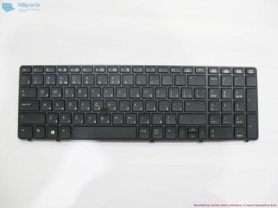 Клавиатура для ноутбука HP EliteBook 8560p 8570p, чёрная, RU