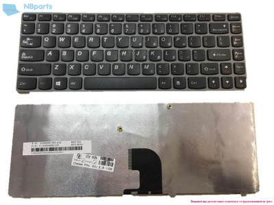 Клавиатура для ноутбука Lenovo Z360, чёрная, с рамкой, RU
