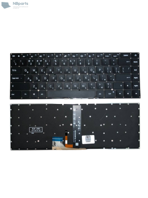 Клавиатура для ноутбука Xiaomi Mi RedmiBook Pro 15, чёрная, с подсветкой, RU