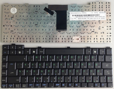 Клавиатура для ноутбука ASUS A3 A3000 A6 A6000, чёрная, RU