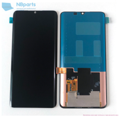 LCD дисплей для Xiaomi Redmi Mi Note 10 в сборе с тачскрином (Oled, черный)