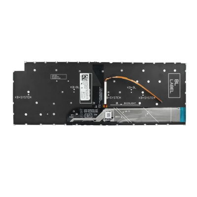 Клавиатура для ноутбука Dell Latitude 13 3320, чёрная, с подсветкой RU
