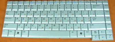 Клавиатура для ноутбука Samsung M50, серебро, RU