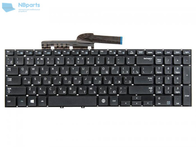 Клавиатура для ноутбука Samsung NP270E5, чёрная, RU
