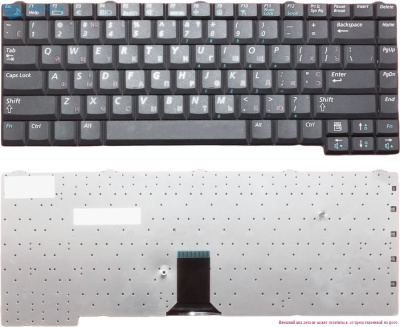 Клавиатура для ноутбука Samsung R50, чёрная, RU