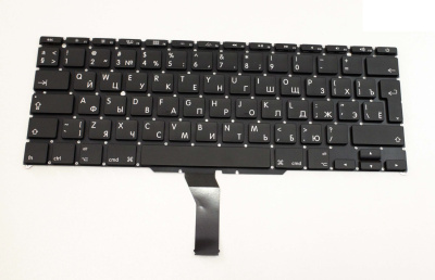 Клавиатура для ноутбука Apple Macbook Air 11,6" A1370 A1465 Black, Big Enter, RU