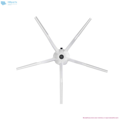 Боковая щетка для робот-пылесоса Roborock S5 Max, белая, 5 лопостей, 2шт