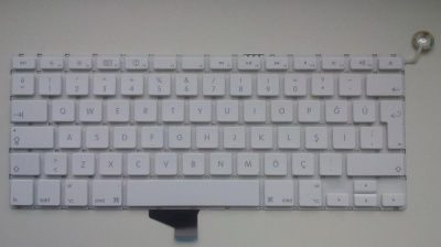 Клавиатура для ноутбука Apple Macbook 13 MC207 MC516 White, Big Enter, RU