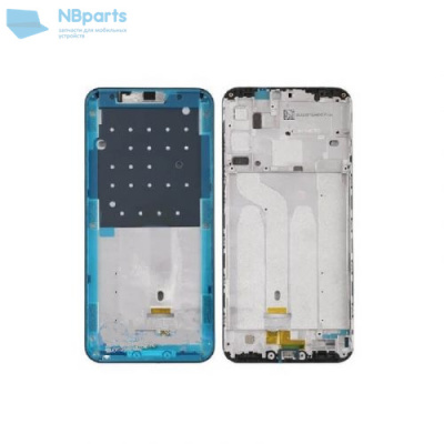 Рамка дисплея (средняя часть)  для Realme C21Y Черная