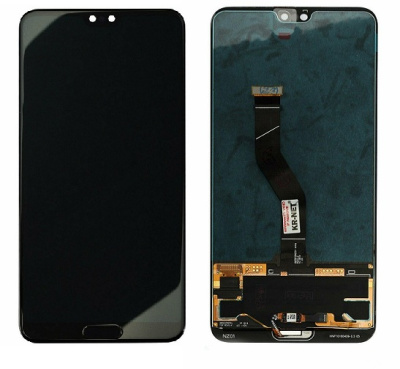 LCD дисплей для Huawei P20 Pro (CLT-L29) с тачскрином (черный) Оригинал-переклей, в раме