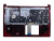 Верхняя часть корпуса (Palmrest) Acer Aspire 3 A315-34 B315-34, бордовый (Сервисный оригинал)