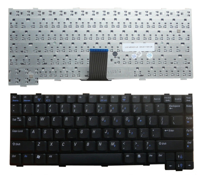 Клавиатура для ноутбука Dell Inspiron 1200, 2000, чёрная, US