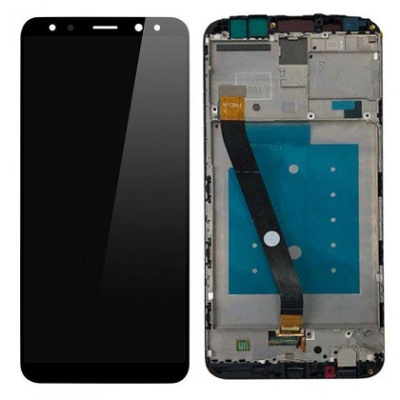 LCD дисплей для Huawei Nova 2i / Mate 10 Lite с тачскрином (черный) Оригинал снятый в раме