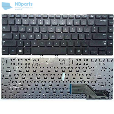 Клавиатура для ноутбука Samsung NP270E4E, чёрная, RU
