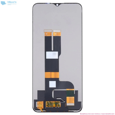 LCD дисплей для Realme C30 с тачскрином (черный) Оригинал