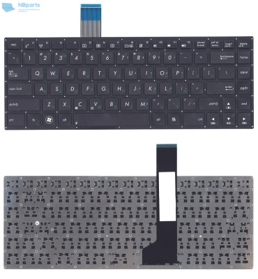 Клавиатура для ноутбука ASUS K46 S46, чёрная, маленький Enter, RU