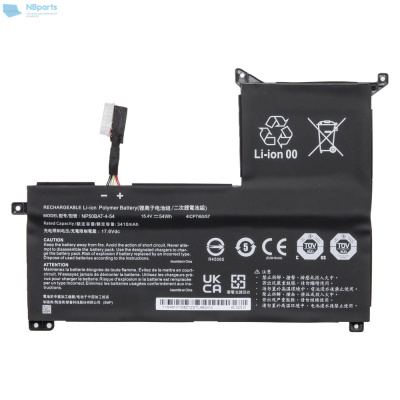 Аккумулятор (батарея) для ноутбука Clevo NP70 15.2V 3410mAh