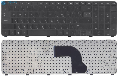 Клавиатура для ноутбука HP Pavilion DV7-7000, чёрная, с рамкой, RU