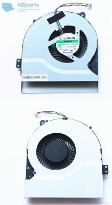 Кулер (вентилятор) ASUS F550 X450 X450V X552 X550V K550VC Б/У