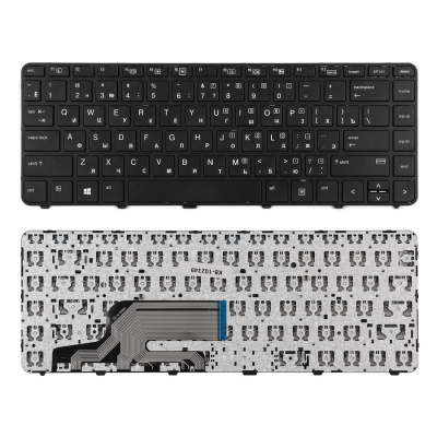 Клавиатура для ноутбука HP 430 G3 440 G3, чёрная, с рамкой, RU