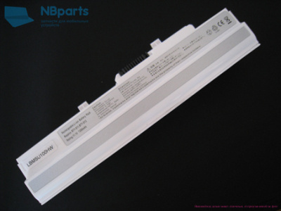 Аккумулятор (батарея) для ноутбука MSI U90 U100 U135 5200mAh 11.1V 5200mAh белый OEM