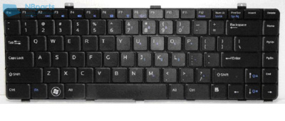 Клавиатура для ноутбука Dell Vostro V13, чёрная, большой Enter, RU