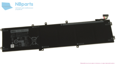 Аккумулятор (батарея) для ноутбука Dell XPS 15 9550 9560 Precision 5510 11.4V 8333mAh ver.1