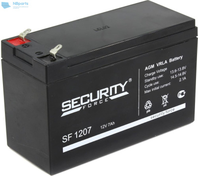 Аккумулятор для охранно-пожарных систем Security Force SF 1207