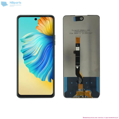 LCD дисплей для Tecno Camon 17P с тачскрином (черный)