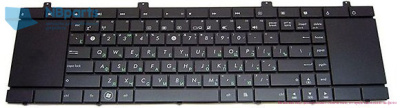 Клавиатура для ноутбука ASUS NX90, чёрная, с рамкой, RU