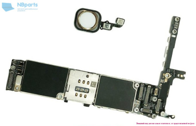 Cистемная (материнская) плата - Apple iPhone 6s Plus 64гб + кнопка (Оригинал, б/у)