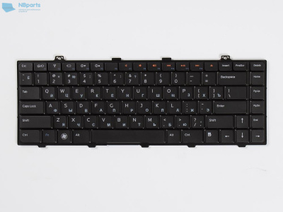 Клавиатура для ноутбука Dell Studio 14, чёрная, маленький Enter, RU