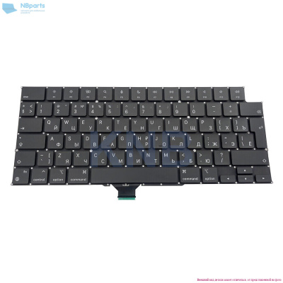 Клавиатура для ноутбука Apple Macbook Pro 14'' 16'' M1 A2442 Black, Big Enter, RU