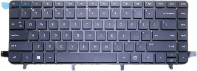 Клавиатура для ноутбука HP TouchSmart 15-4000, чёрная, с подсветкой, RU