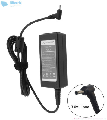 Блок питания (зарядное устройство) ACER 45W 3.0x1.1mm