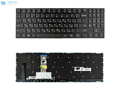 Клавиатура для ноутбука Lenovo Legion Y520, чёрная, с RGB-подсветкой, RU
