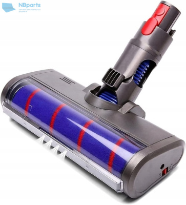 Турбощетка для беспроводного пылесоса Dyson V7, V8, V10 c LED подсветкой